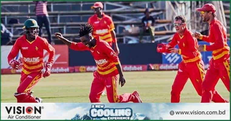 ‘১’ রানের শ্বাসরুদ্ধকর জয়ে সিরিজে সমতা আনল জিম্বাবুয়ে